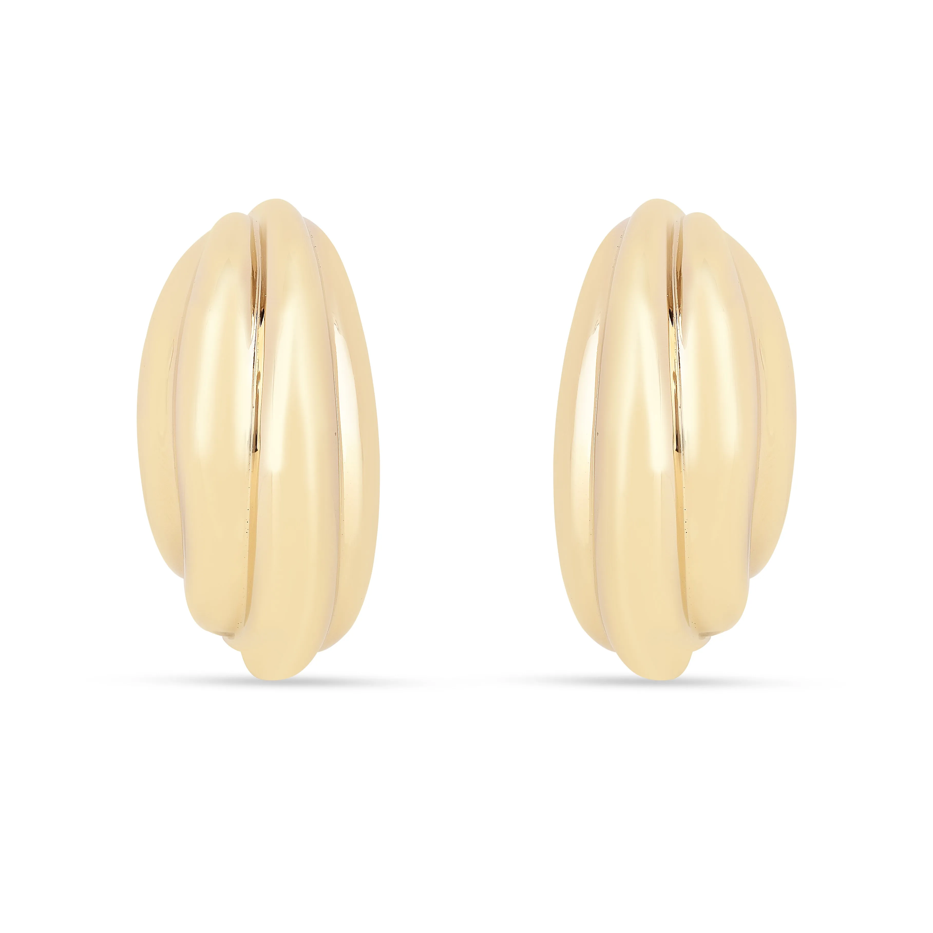 18K Gold Vermeil Layered Hoop Earrings