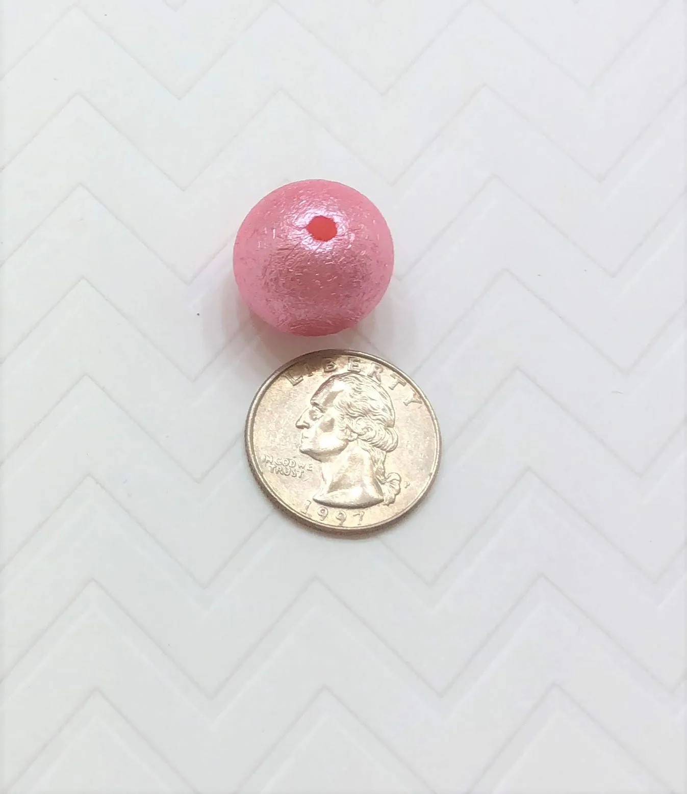 20mm Pink Wrinkled Bubblegum Pearl Beads, Chunky Gumball Beads,  Round Wrinkled Pearls, Acrylic  Beads, Chunky Necklace Supply Bead,