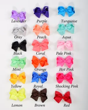 3in Chunky Bows - (Many Colors)