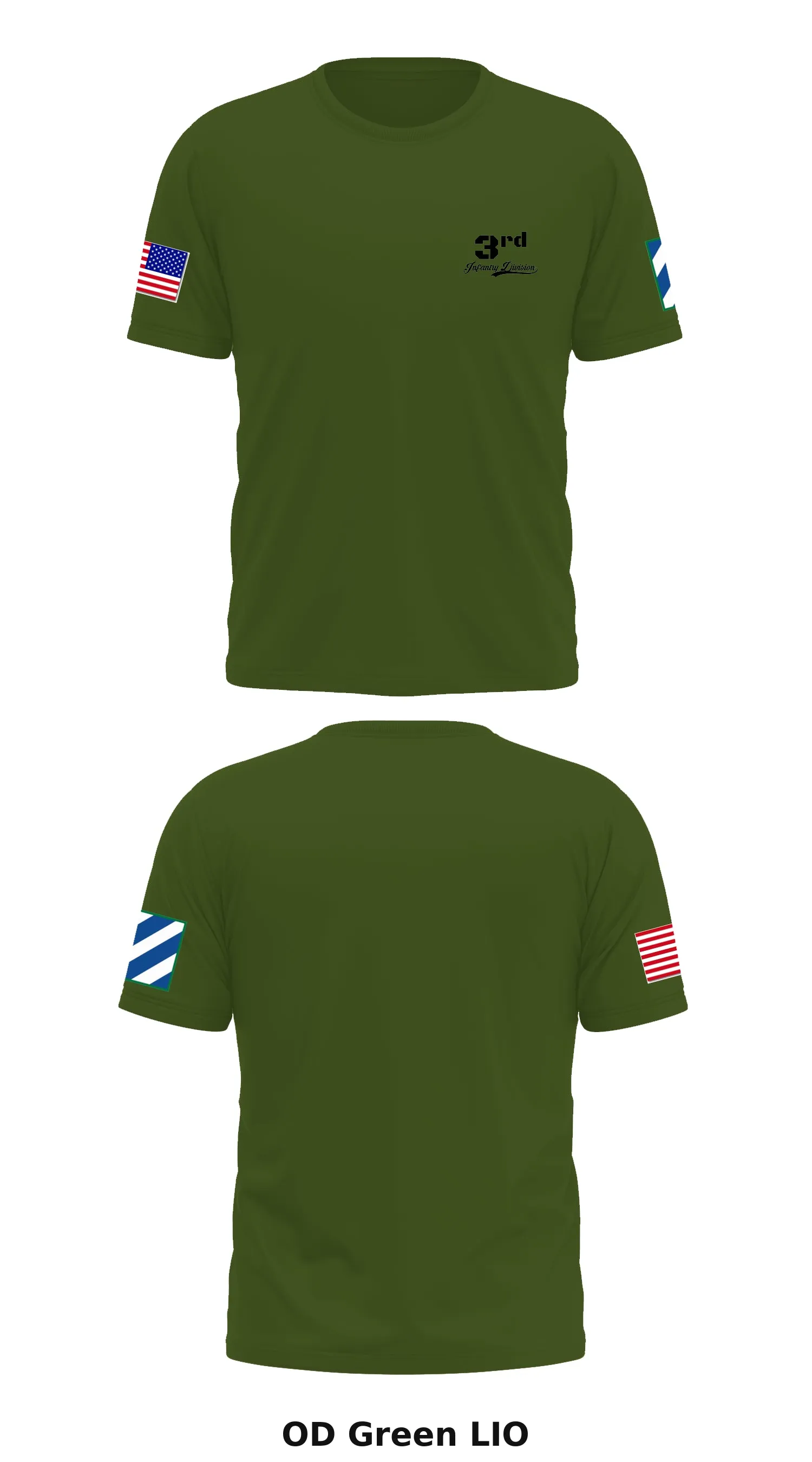 3rd ID Store 1 Core Men's SS Performance Tee - LIO