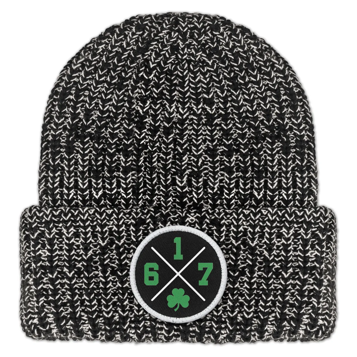 617 Shamrock Emblem Chunky Knit
