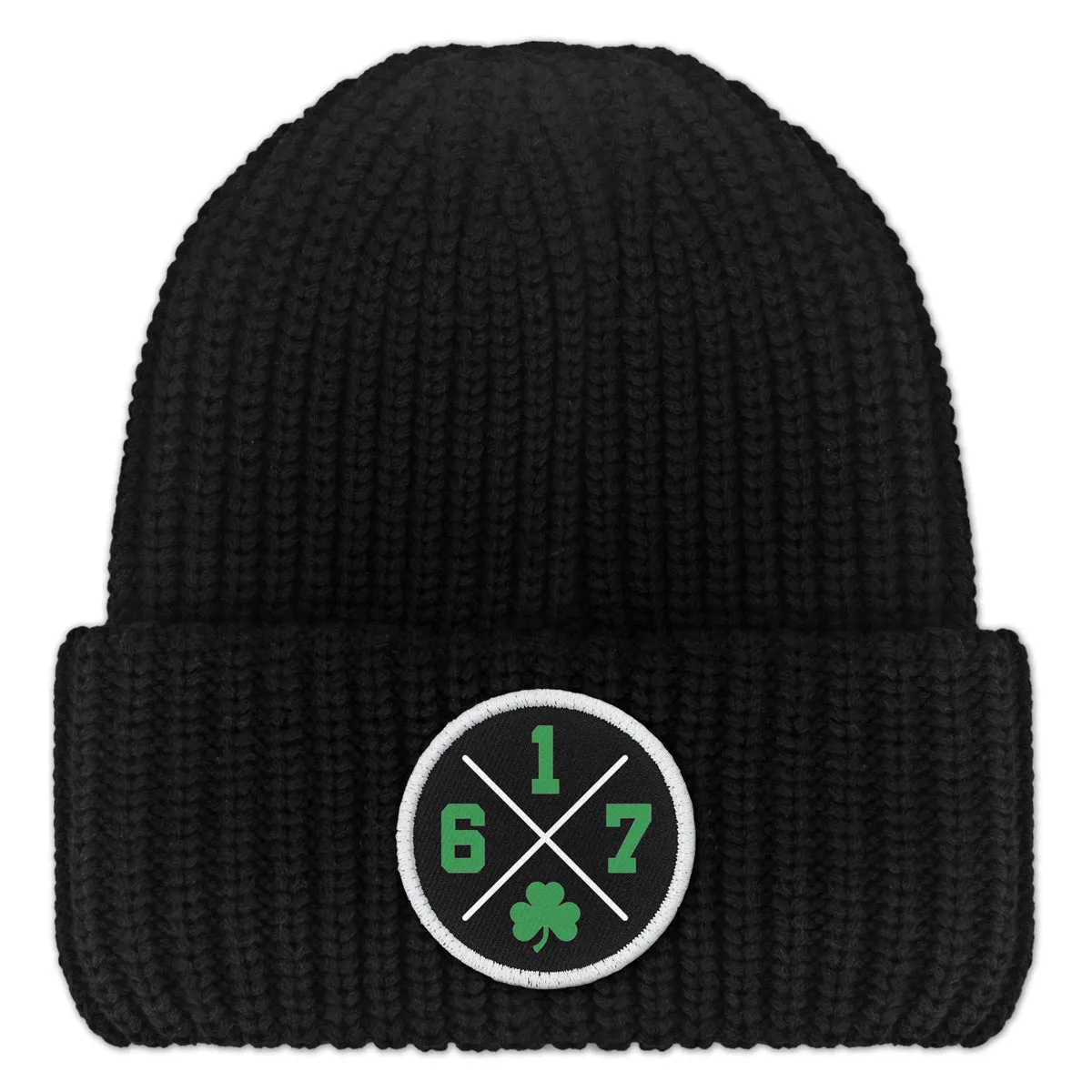 617 Shamrock Emblem Chunky Knit