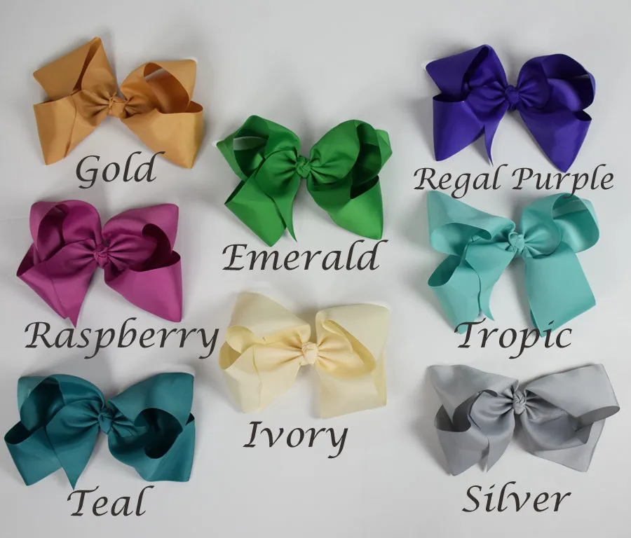 9in Chunky Bows - (More Colors)