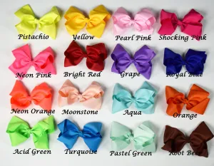 9in Chunky Bows - (More Colors)