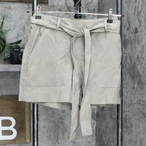 A New Day Women's Tie Waist Shorts. 555282 Khaki Beige XS