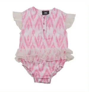 Adorable RU Cowgirl Pink and White Ikat for Your Little Cowgirl