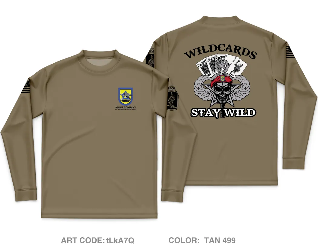 Alpha Company 173RD BSB, 173RD IBCT (A) Core Men's LS Performance Tee - tLkA7Q