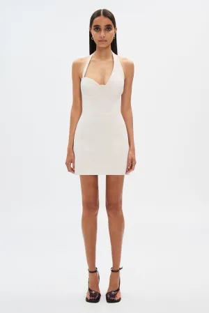 AMORA CREPE MINI DRESS