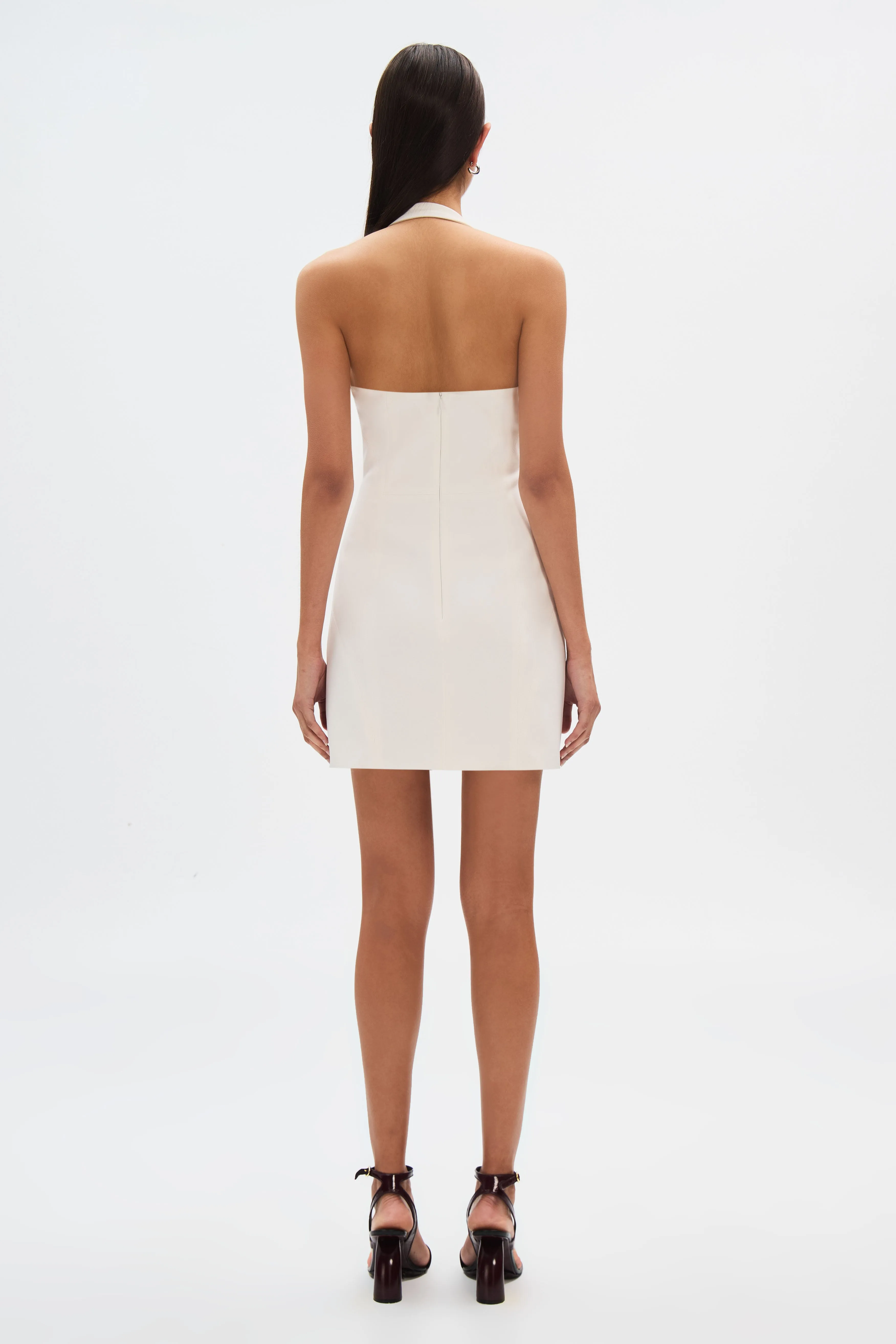 AMORA CREPE MINI DRESS