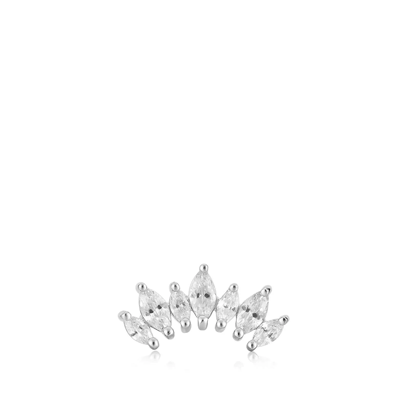 Ania Haie Silver Sparkle Marquise Single Earring
