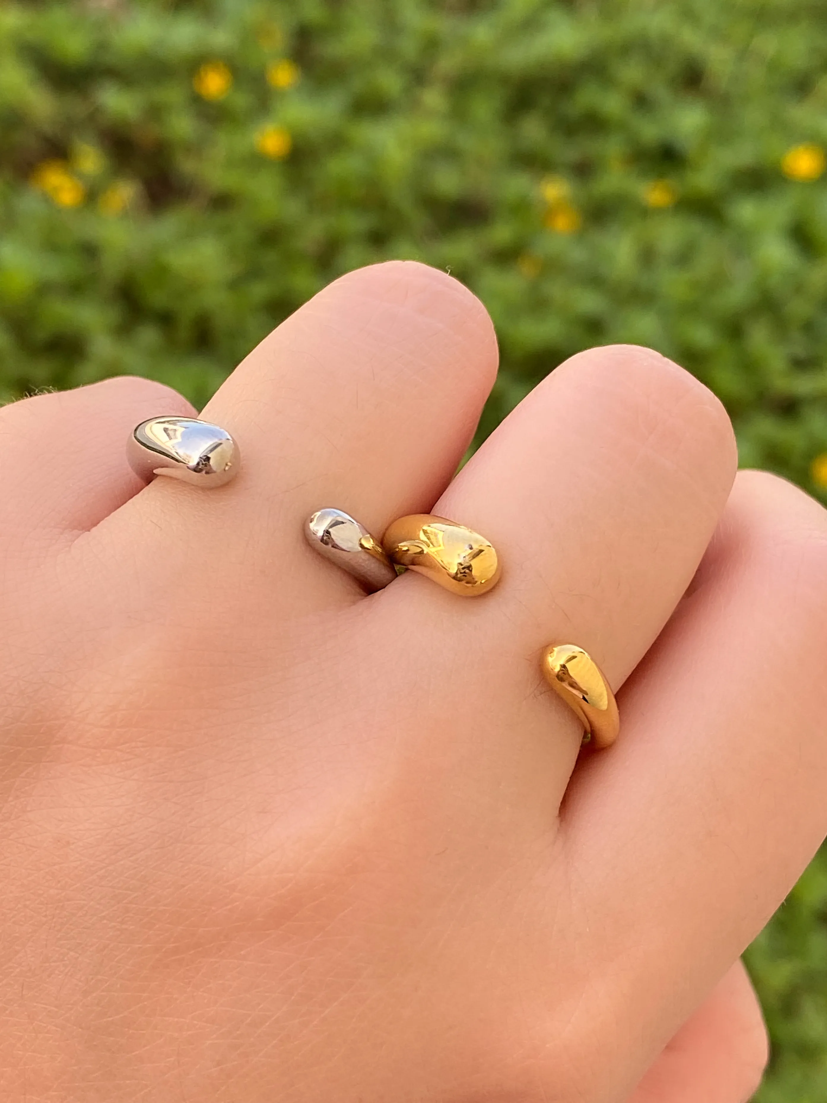 Anillo Abierto Grueso