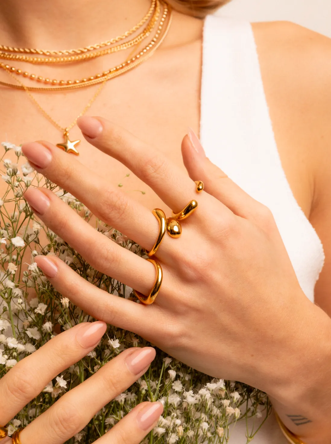 Anillo Abierto Grueso