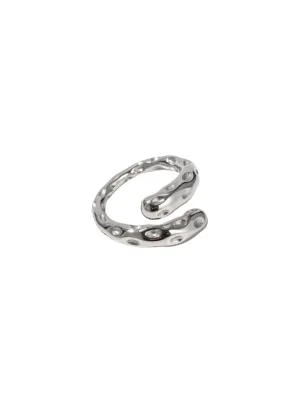 Anillo Chunky Con Textura