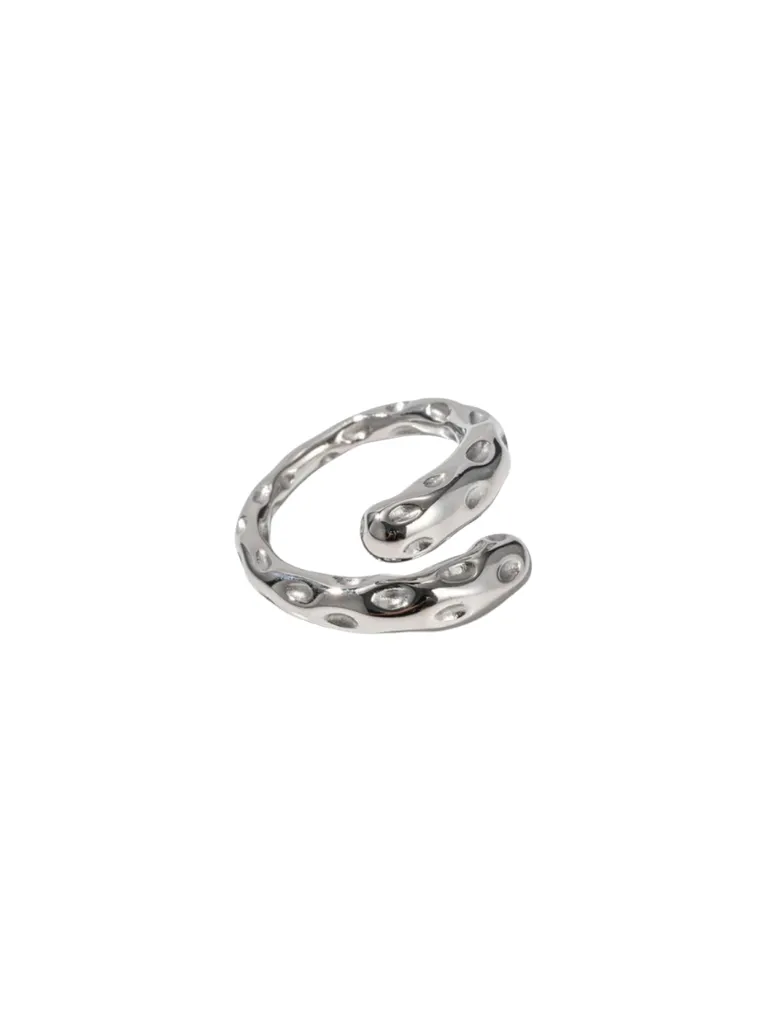 Anillo Chunky Con Textura