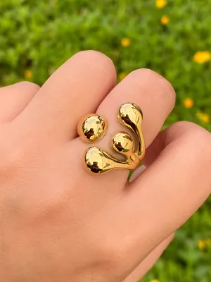 Anillo Chunky Cuatro Gotas