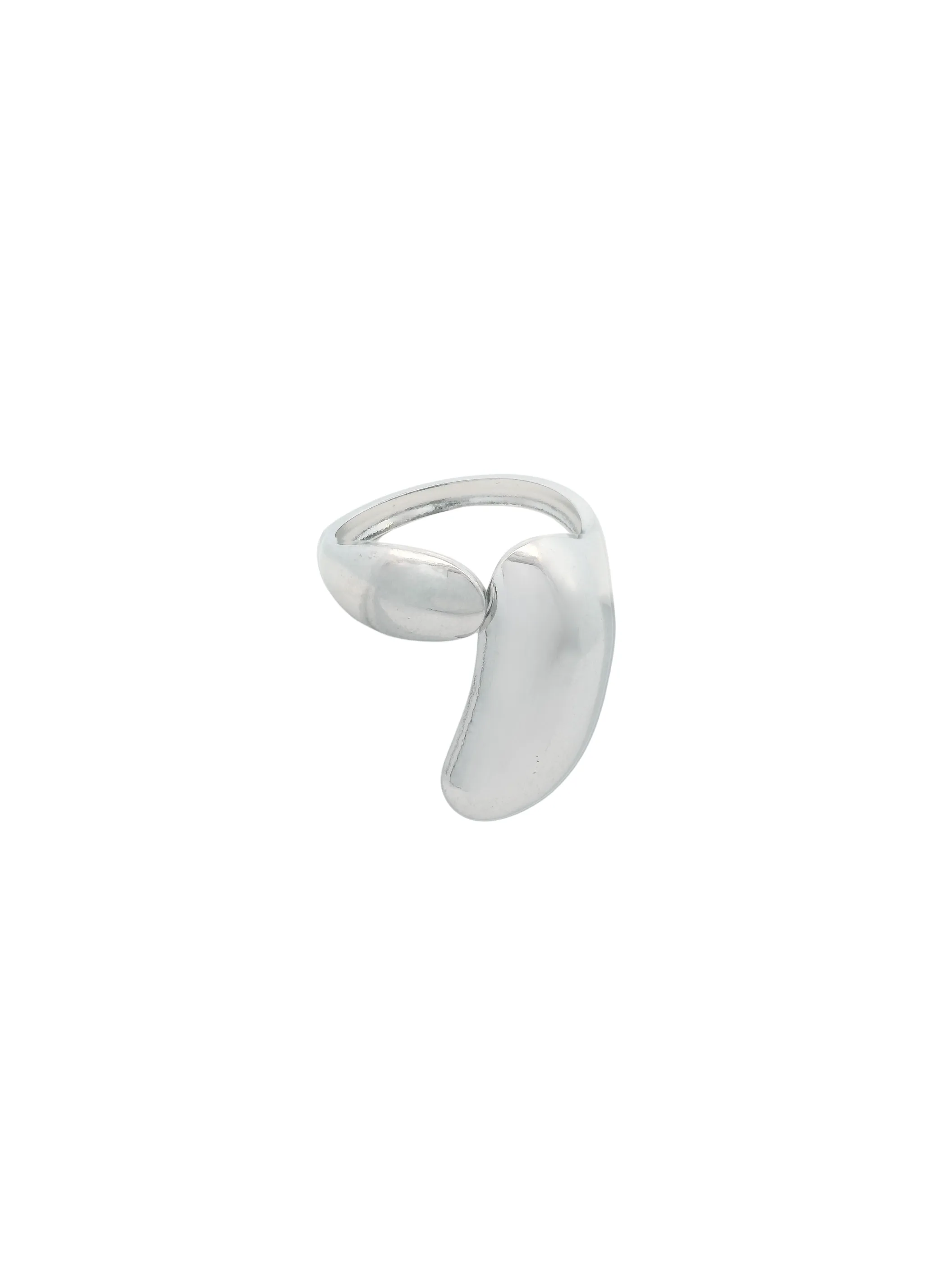 Anillo Con Doble Gota Alargada