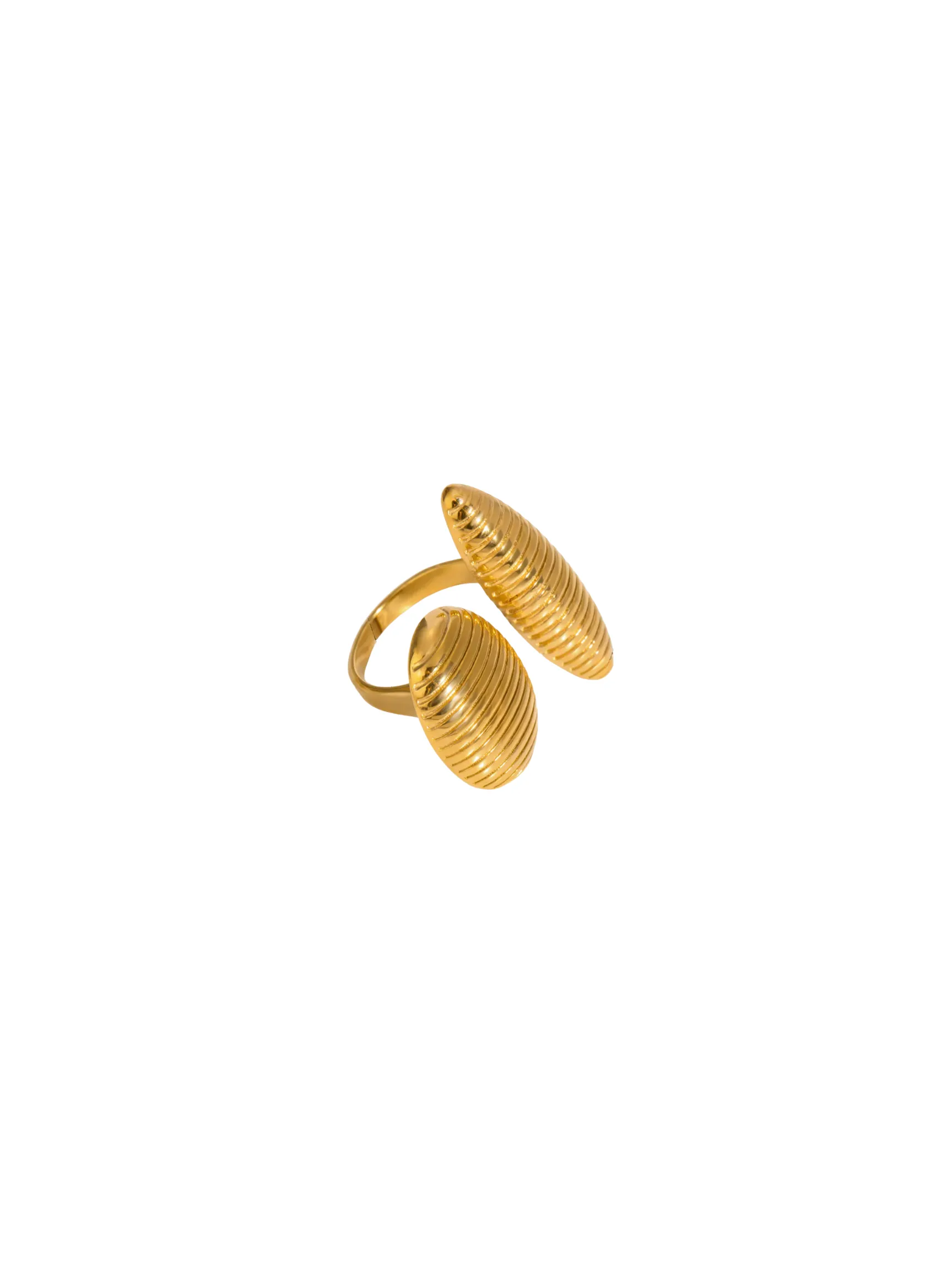 Anillo Con Ovalo Con Textura