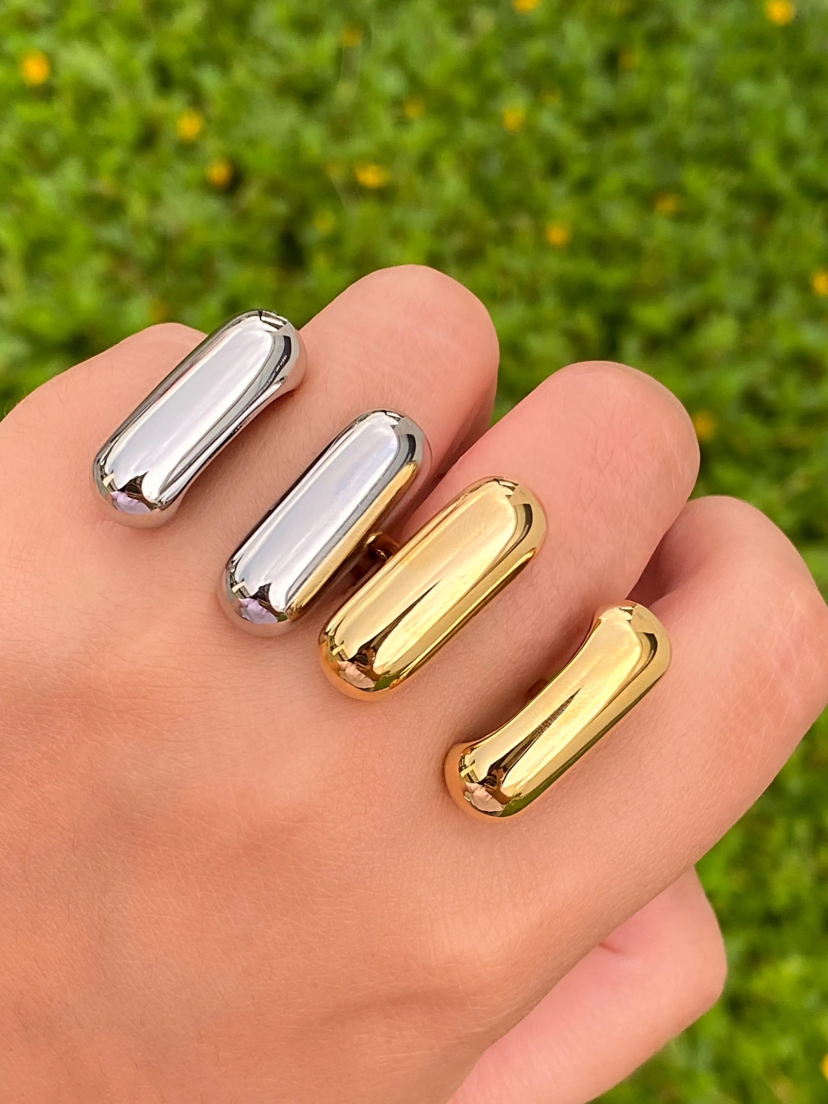 Anillo Doble Barra Abierto