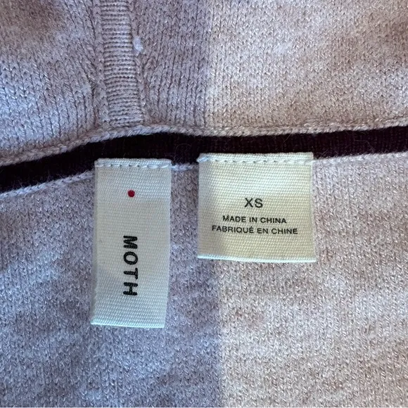 Anthropologie Moth Hooded Sweater - Women’s XS