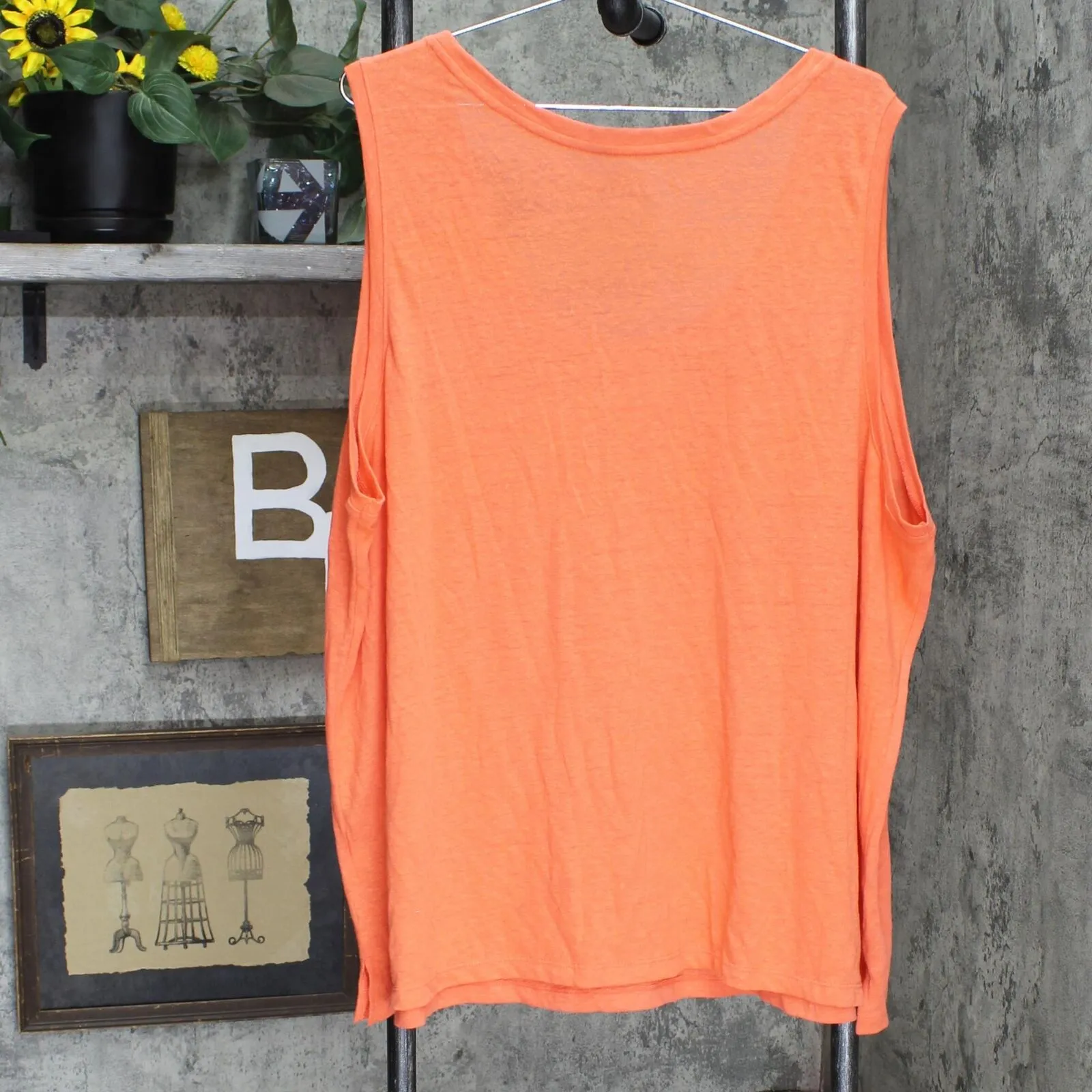 Ava & Viv Women's Plus Size Linen Tank Top