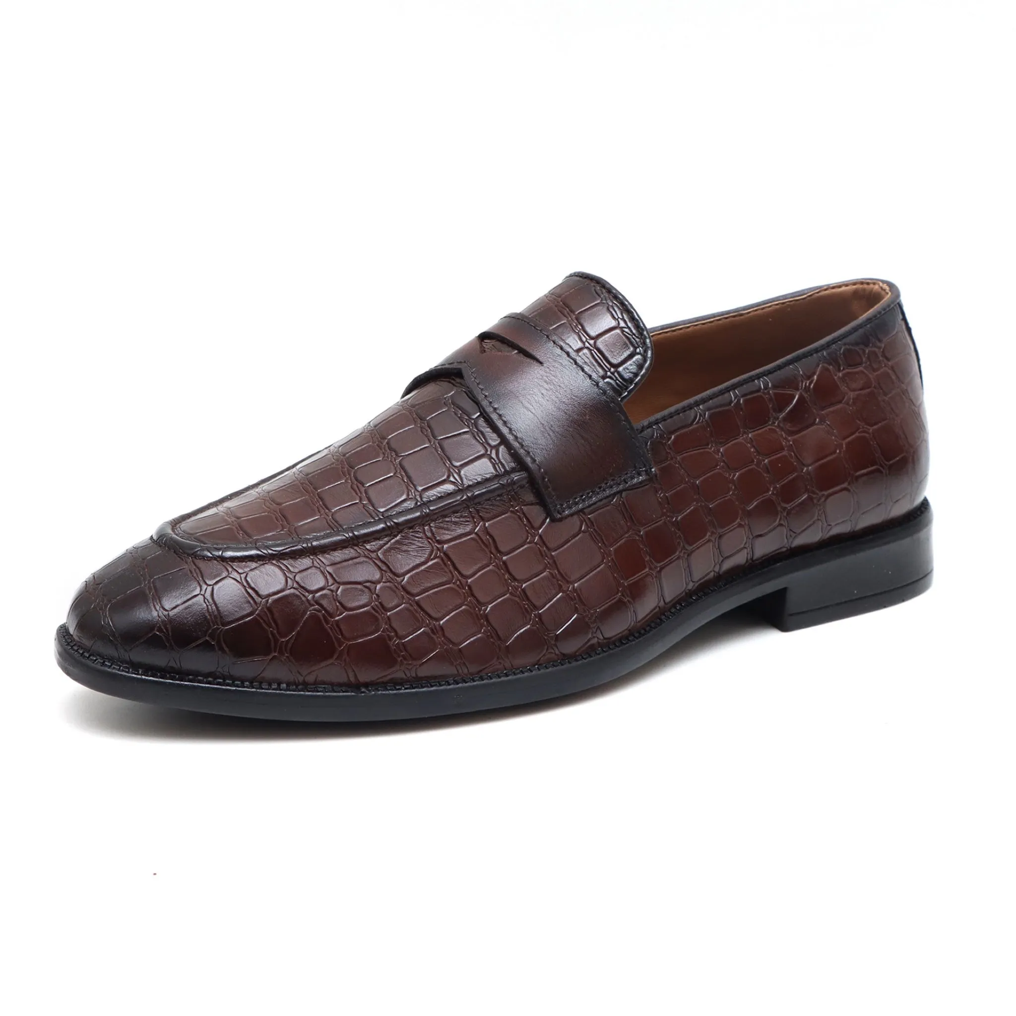 Bella Croco Loafers