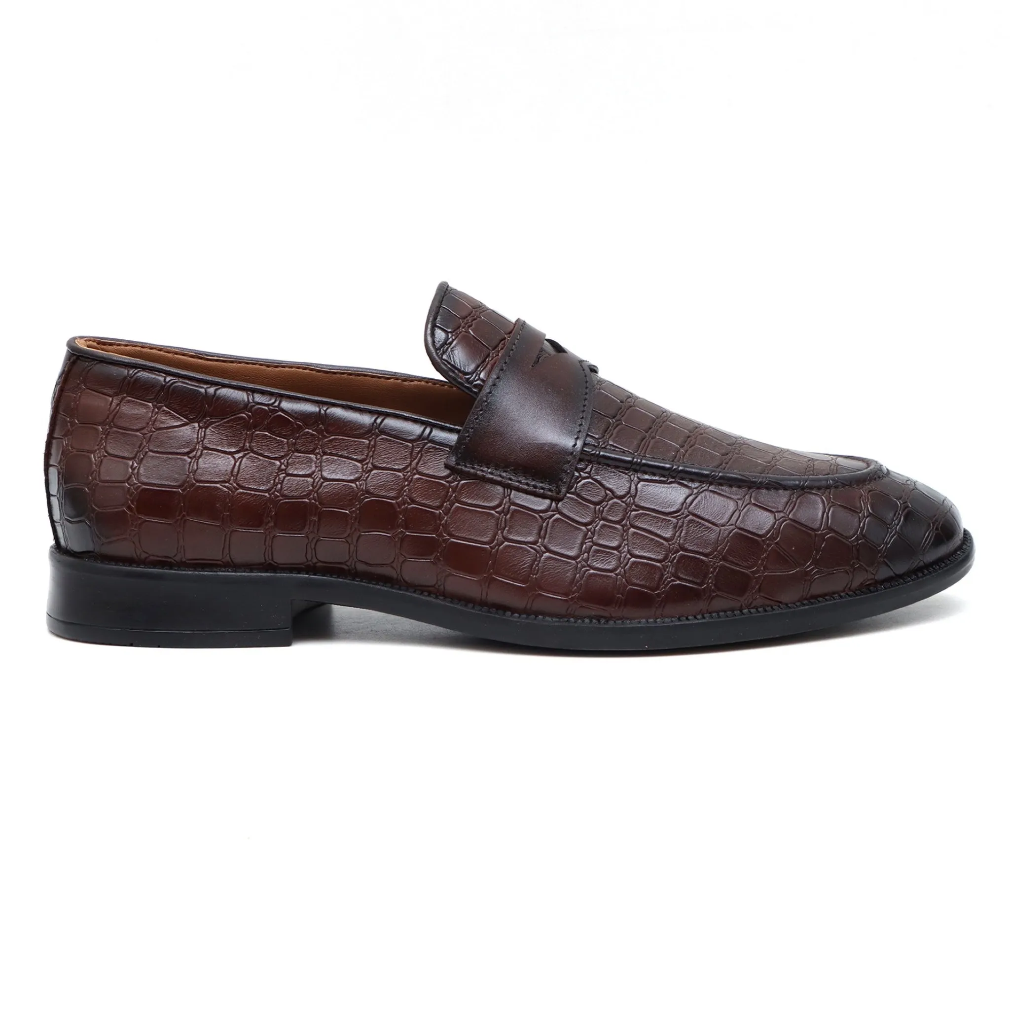 Bella Croco Loafers