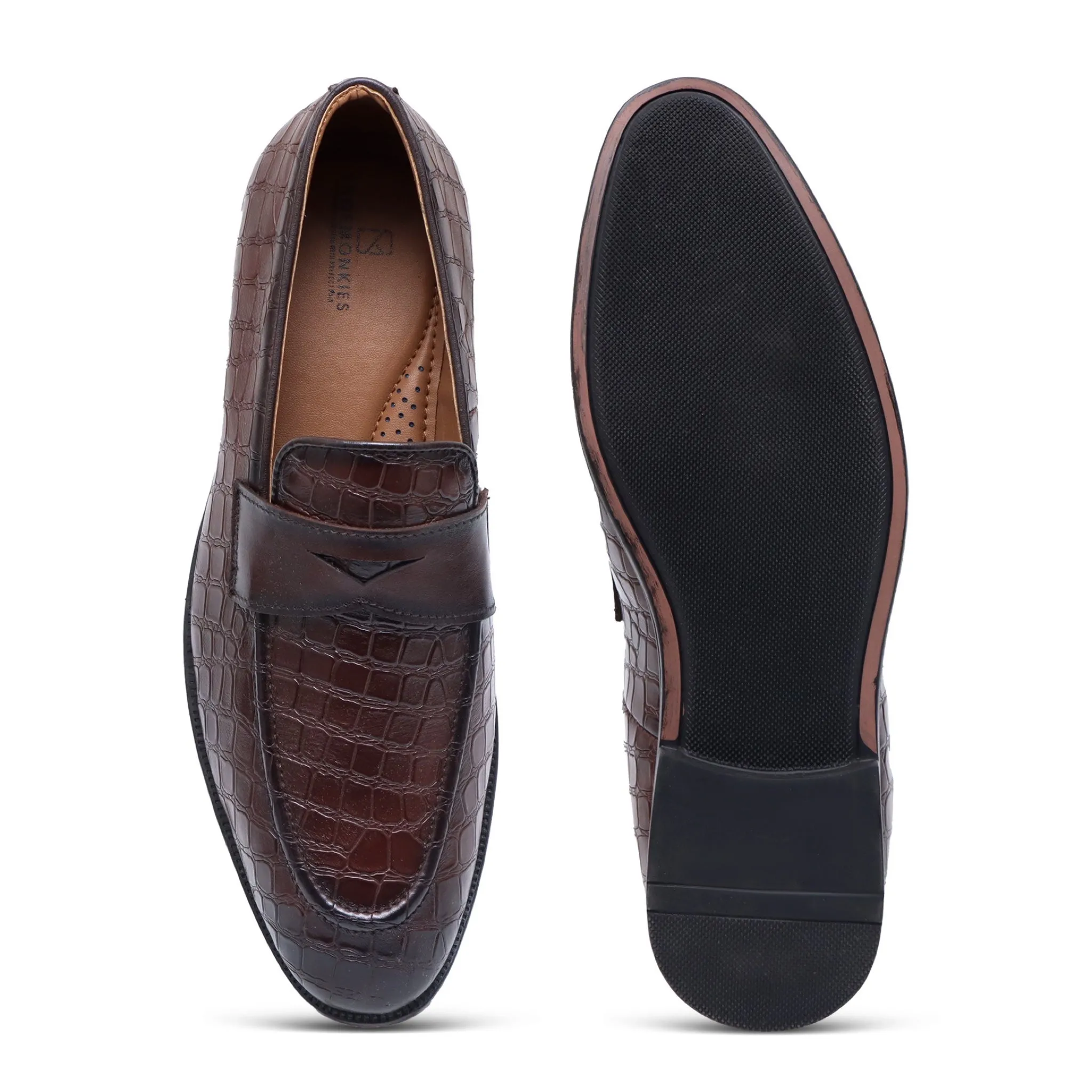 Bella Croco Loafers