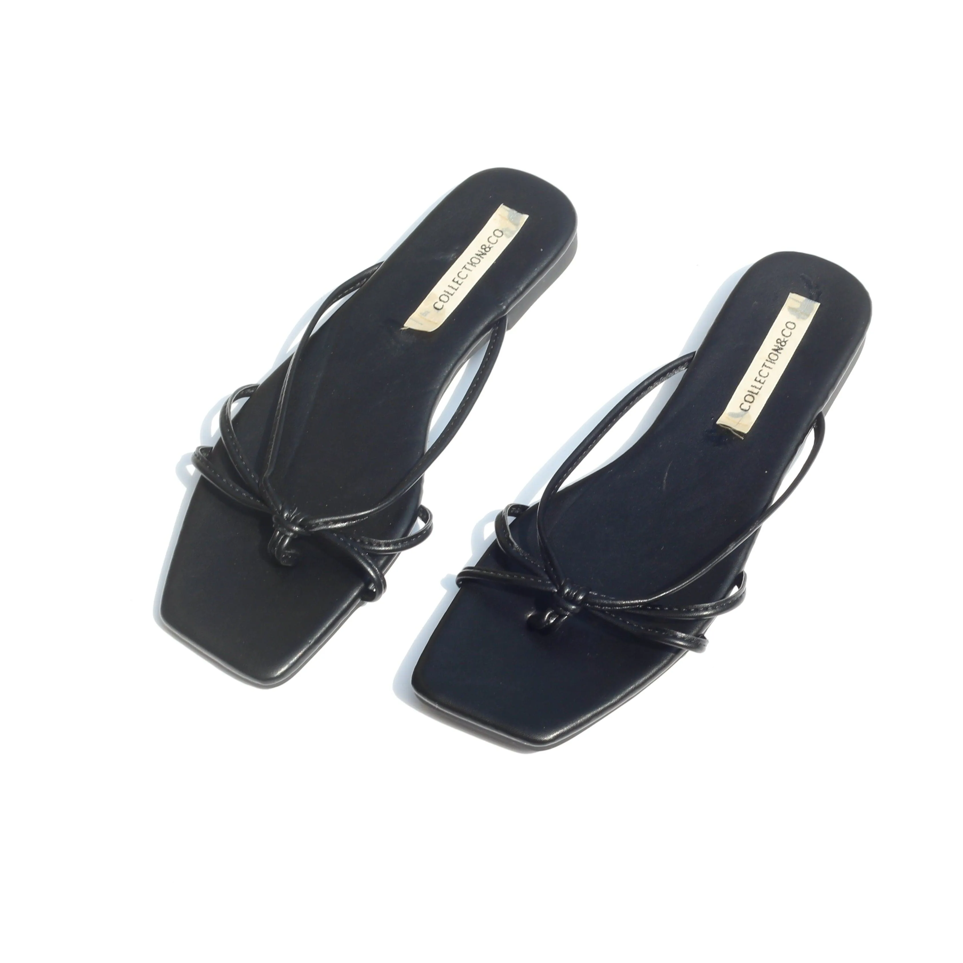 Bianca Vegan Leather Sandal | Blue
