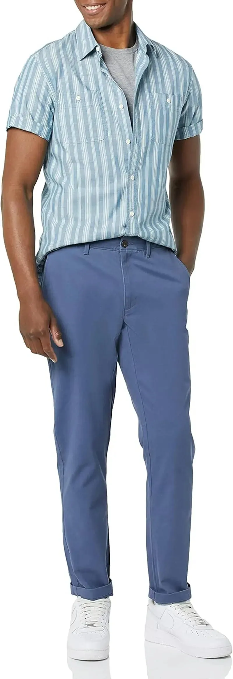 Big Men's Athletic-Fit Chino Pants for Comfort & Style