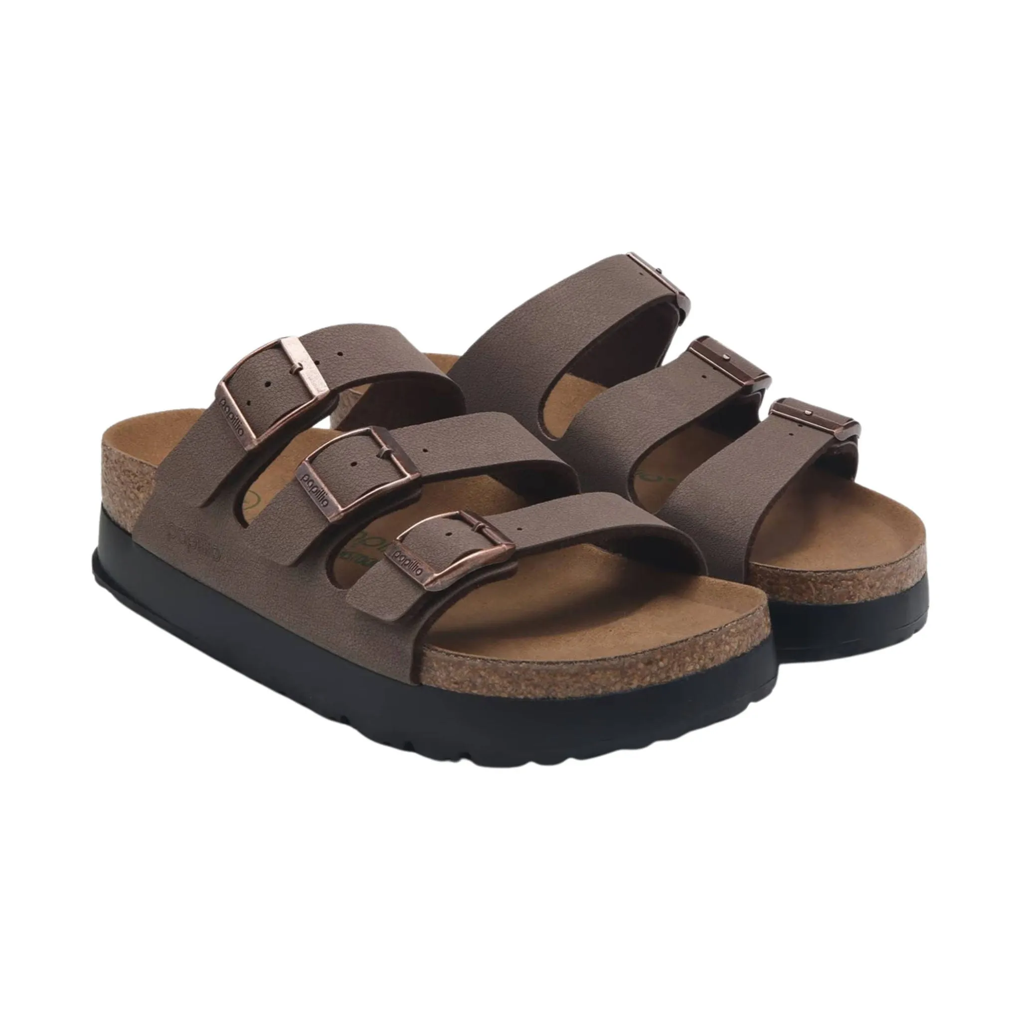 Birkenstock Papillio Florida III Platform Vegan Sandal - Mocca