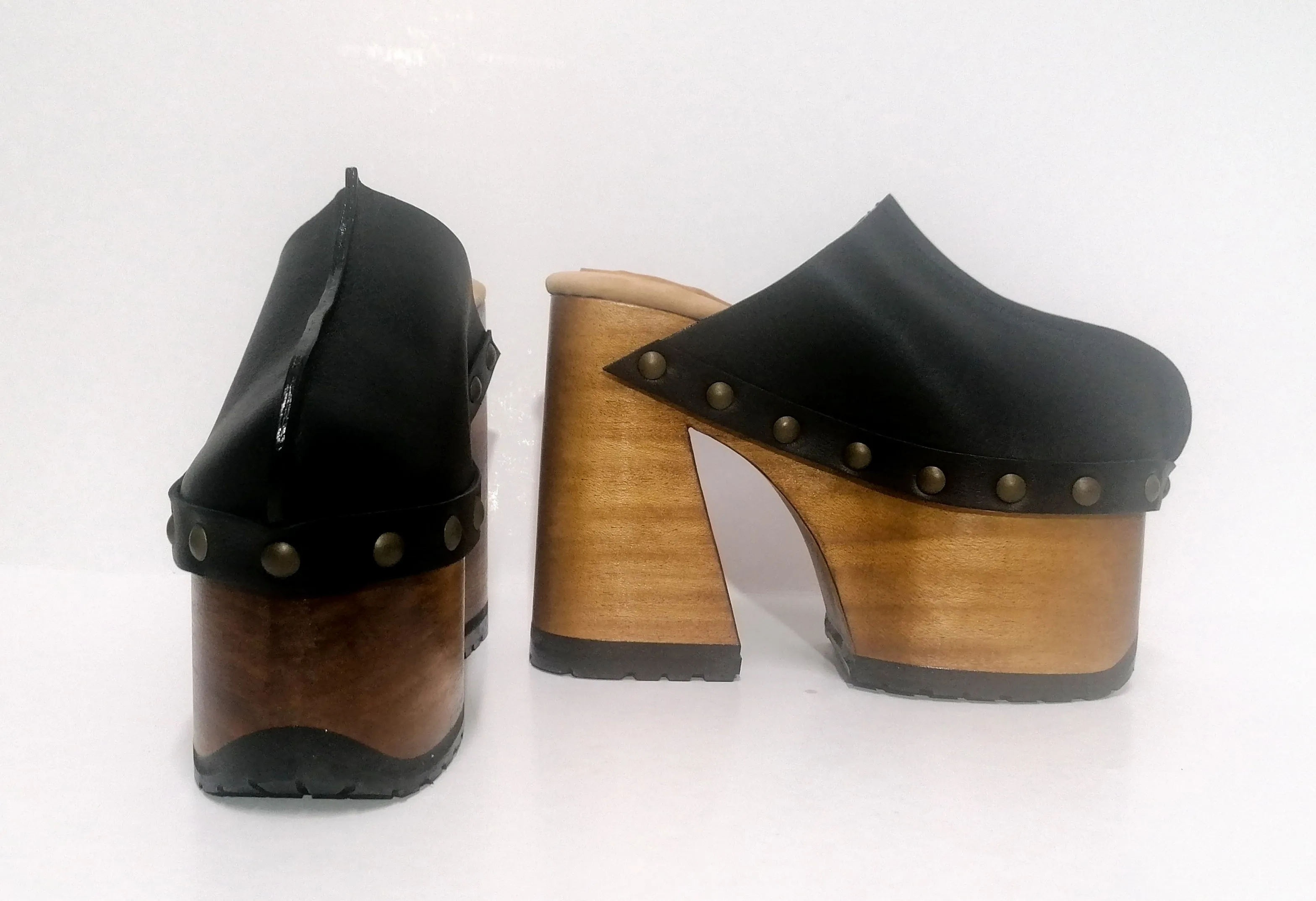 Black Berlin Clogs