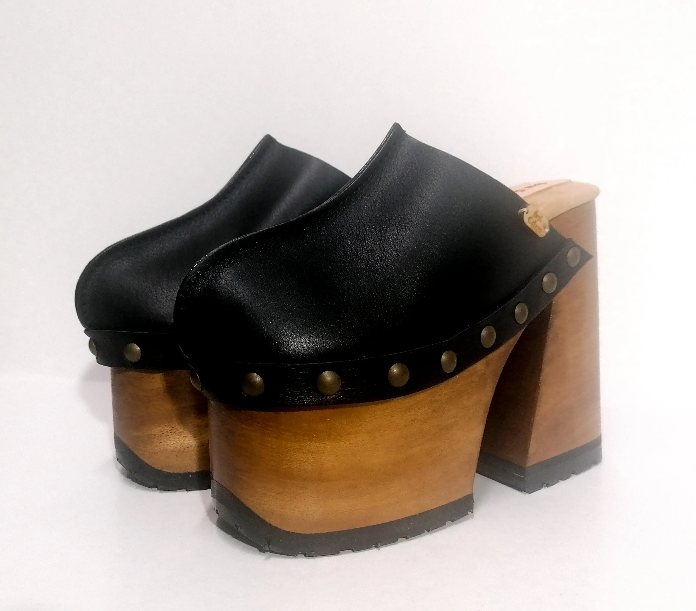 Black Berlin Clogs