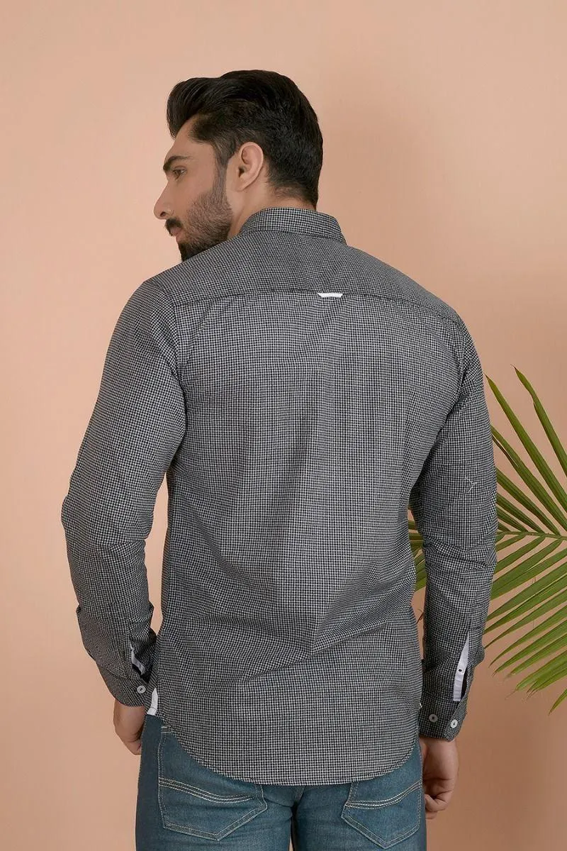 BLACK CASUAL SHIRT