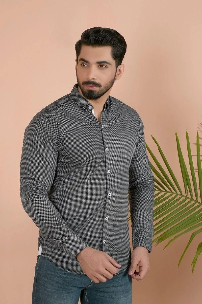 BLACK CASUAL SHIRT
