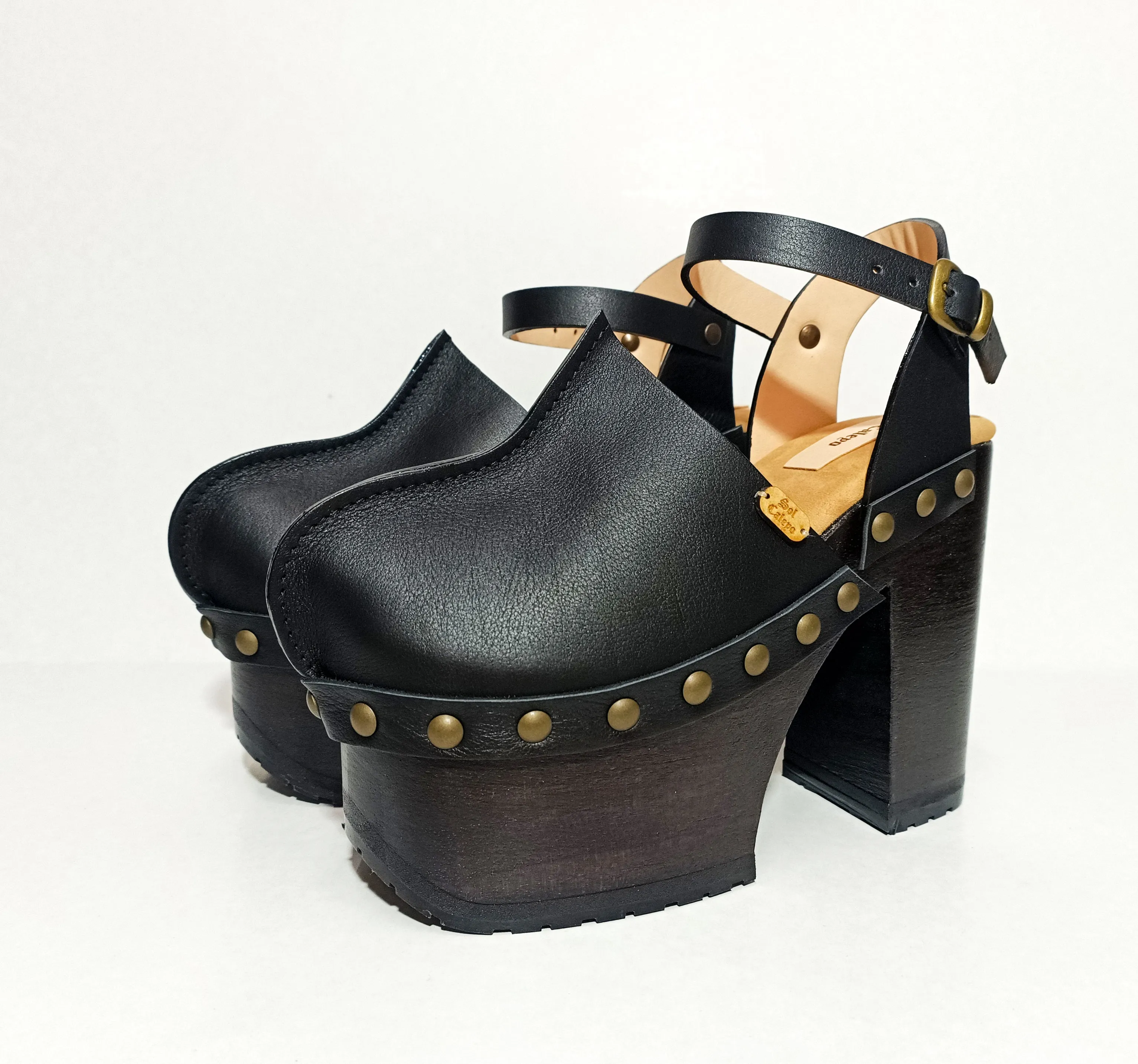 Boho Soul Black Clogs