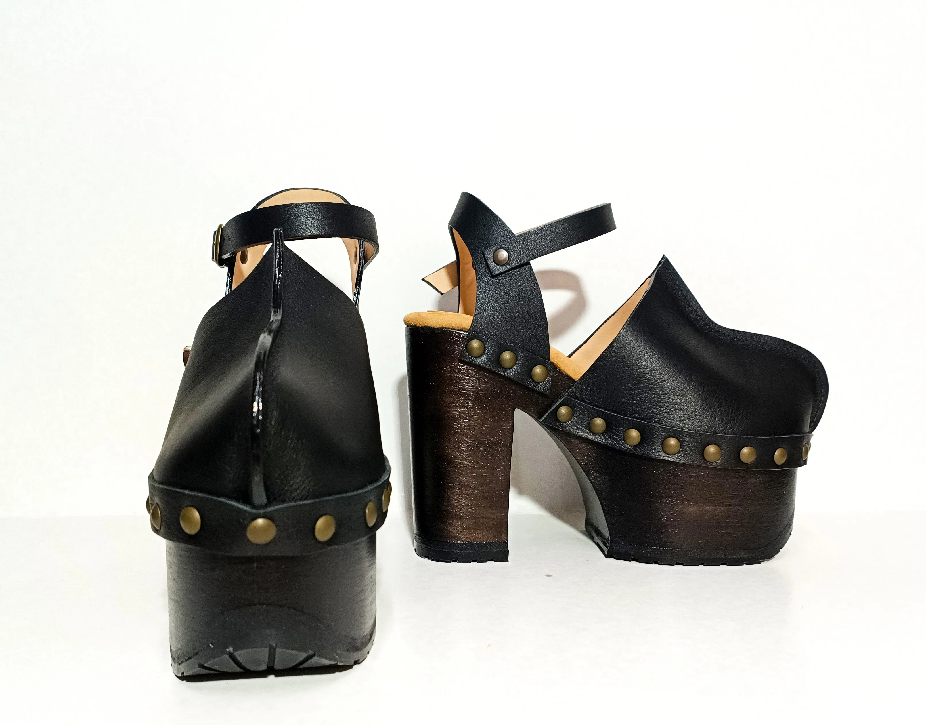 Boho Soul Black Clogs
