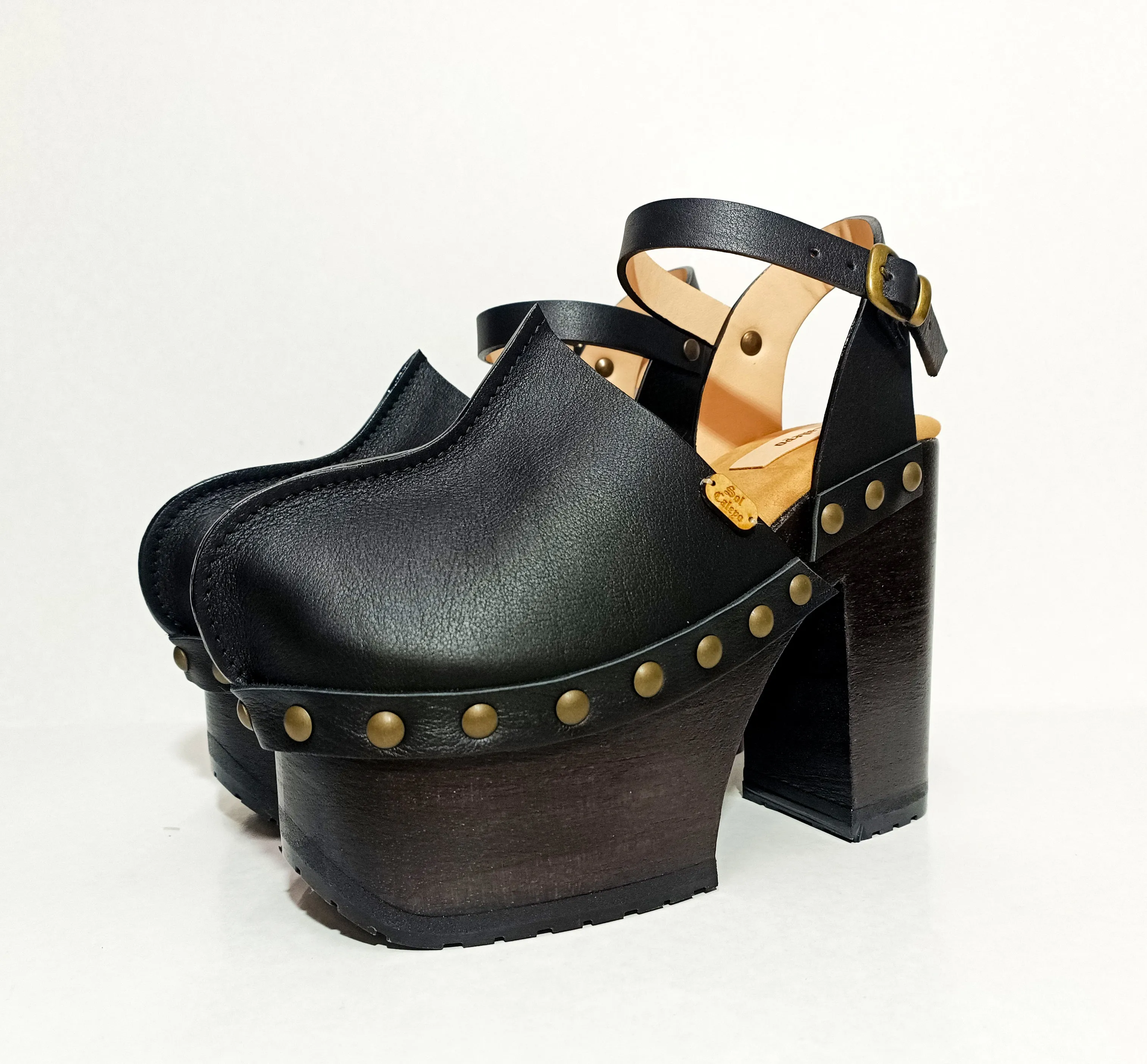 Boho Soul Black Clogs