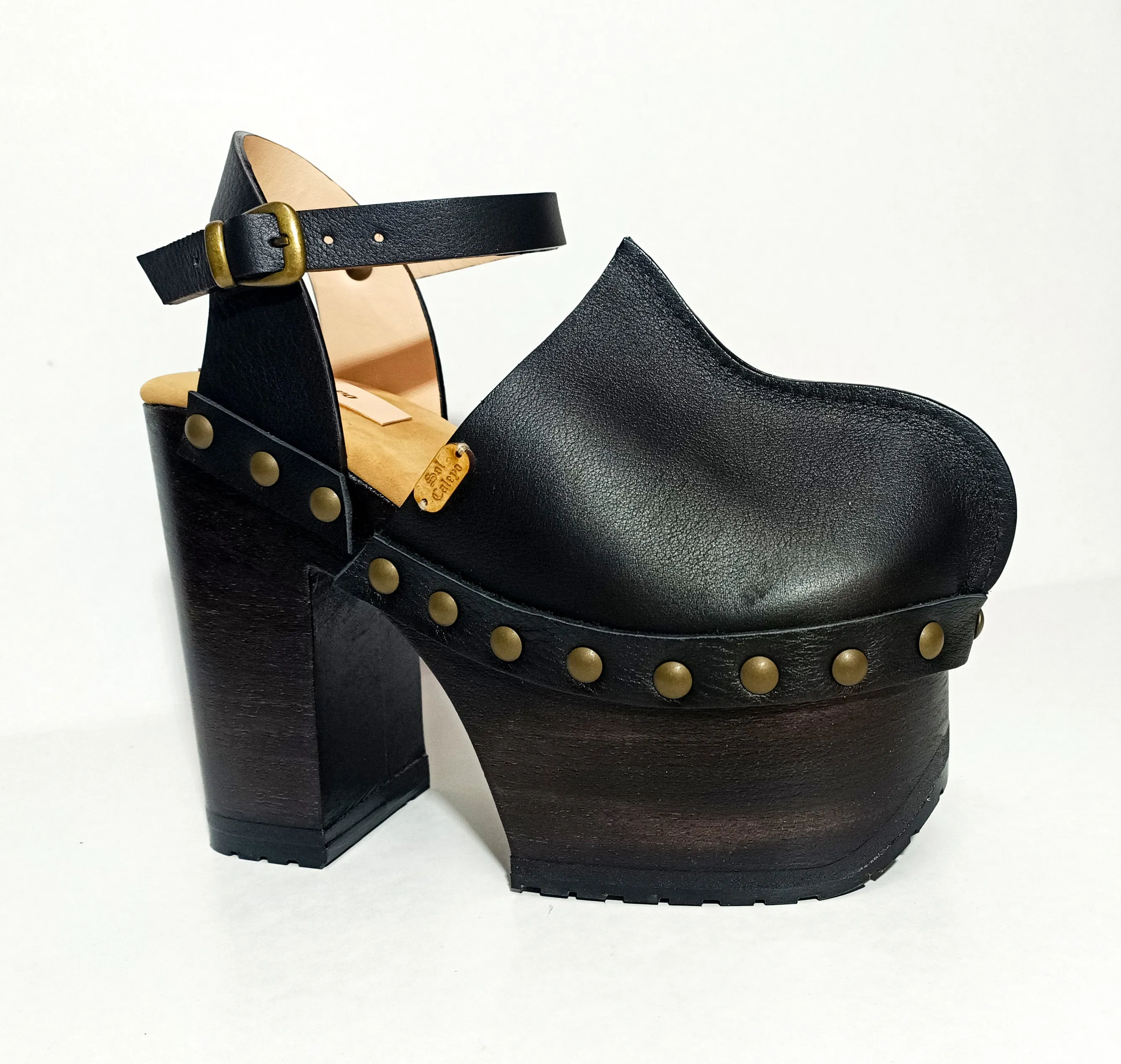 Boho Soul Black Clogs