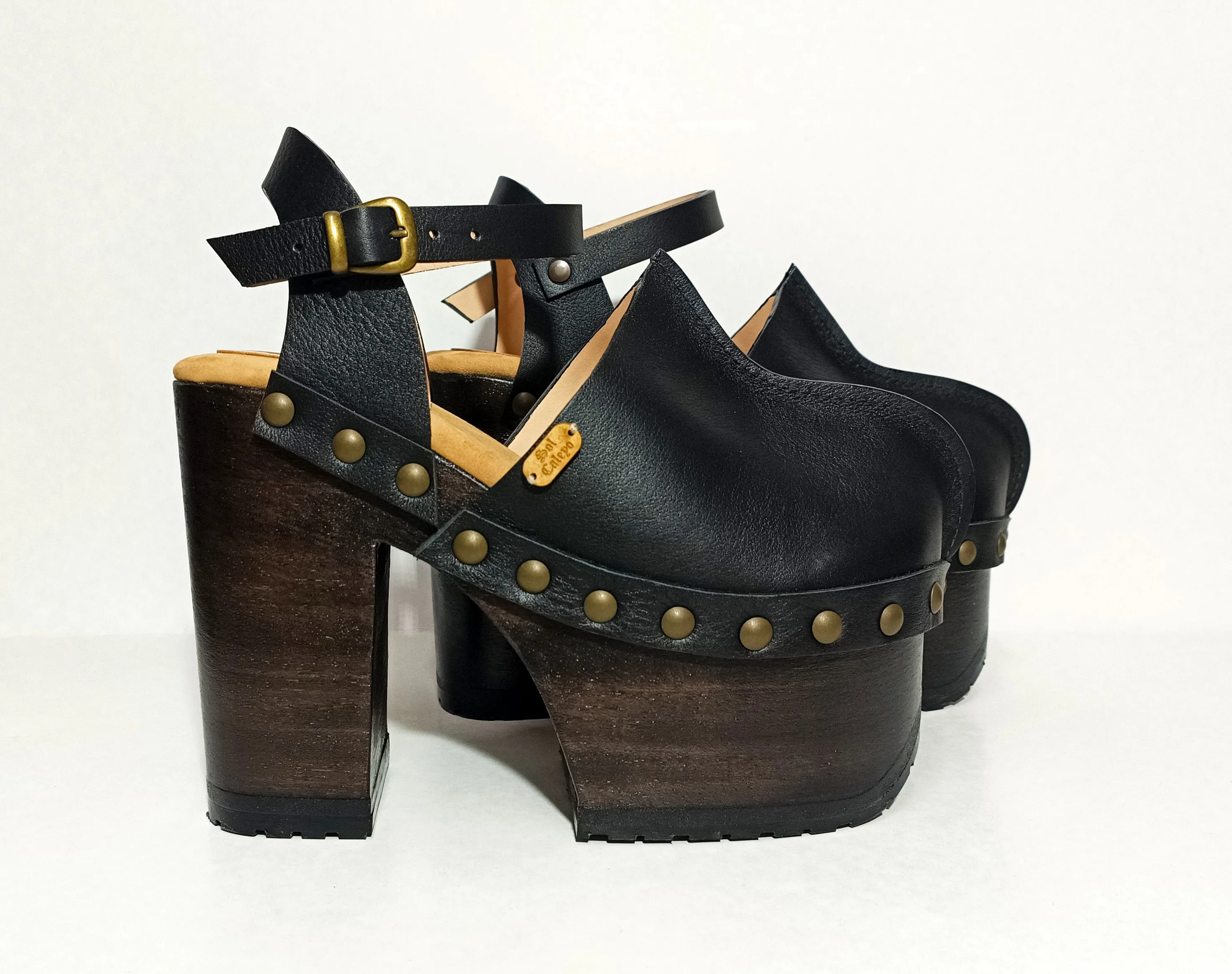 Boho Soul Black Clogs