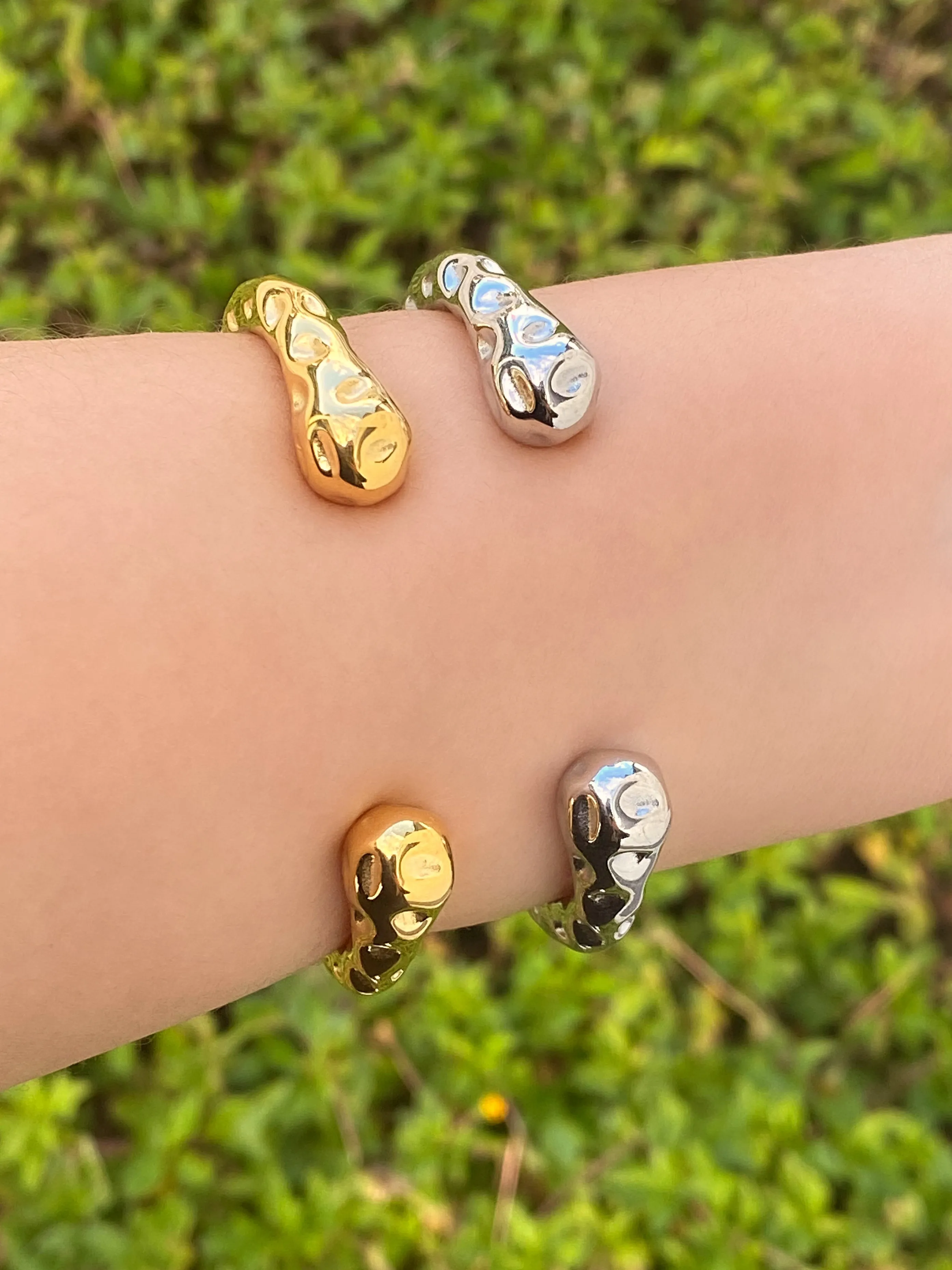 Brazalete Chunky con Textura