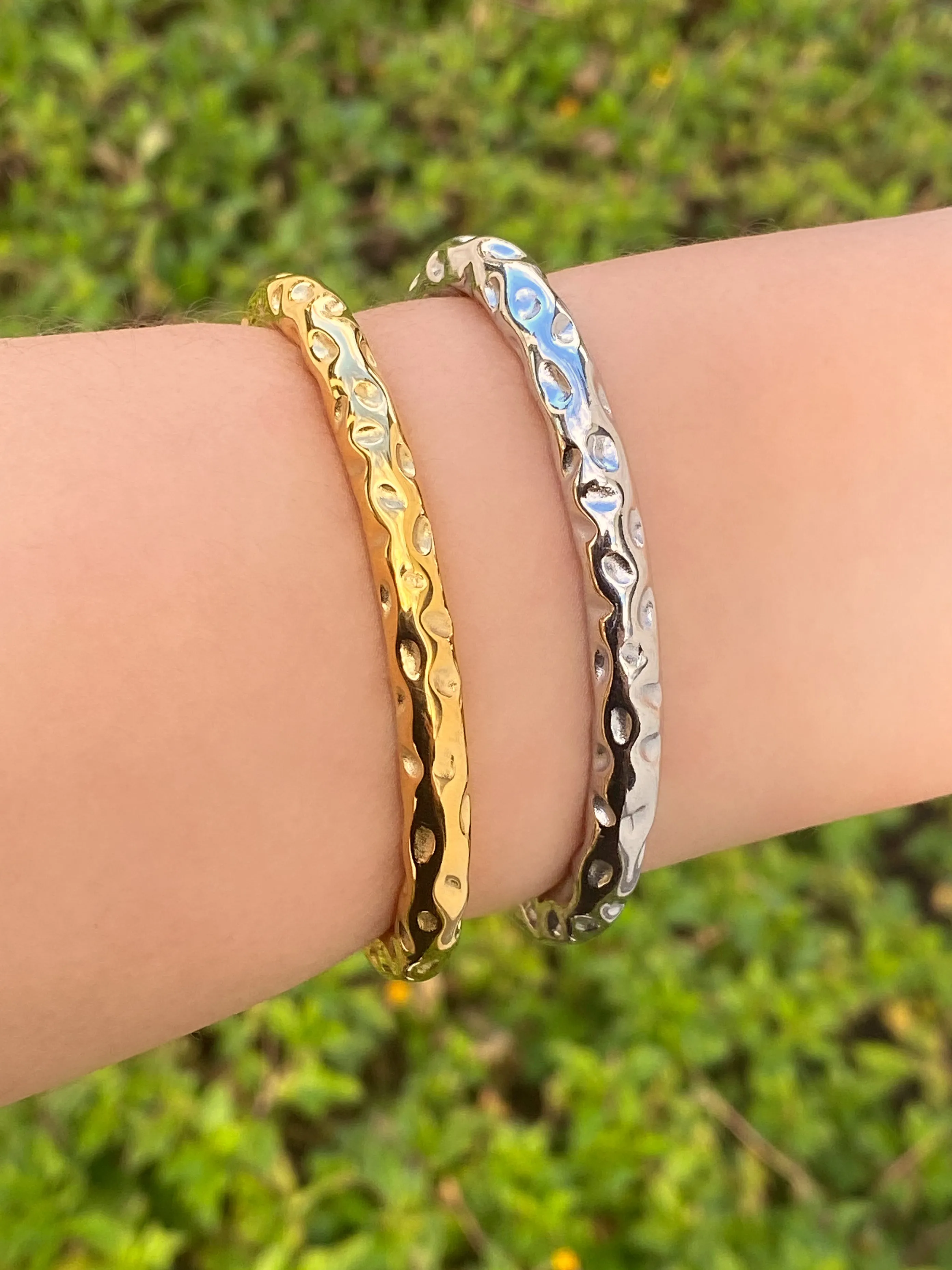 Brazalete Chunky con Textura