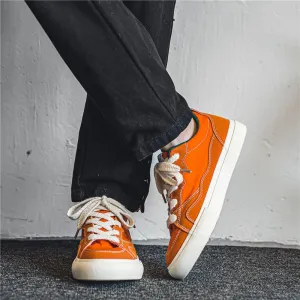 Breathable Canvas Shoes for Men - Versatile Casual Sneakers for Students