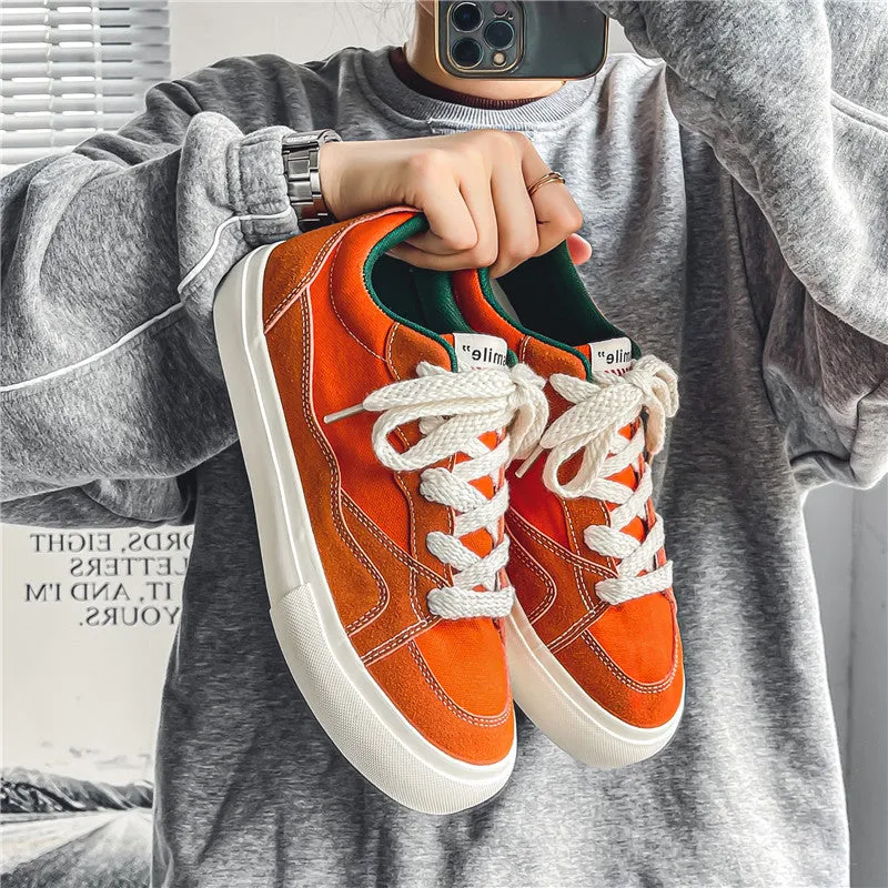 Breathable Canvas Shoes for Men - Versatile Casual Sneakers for Students