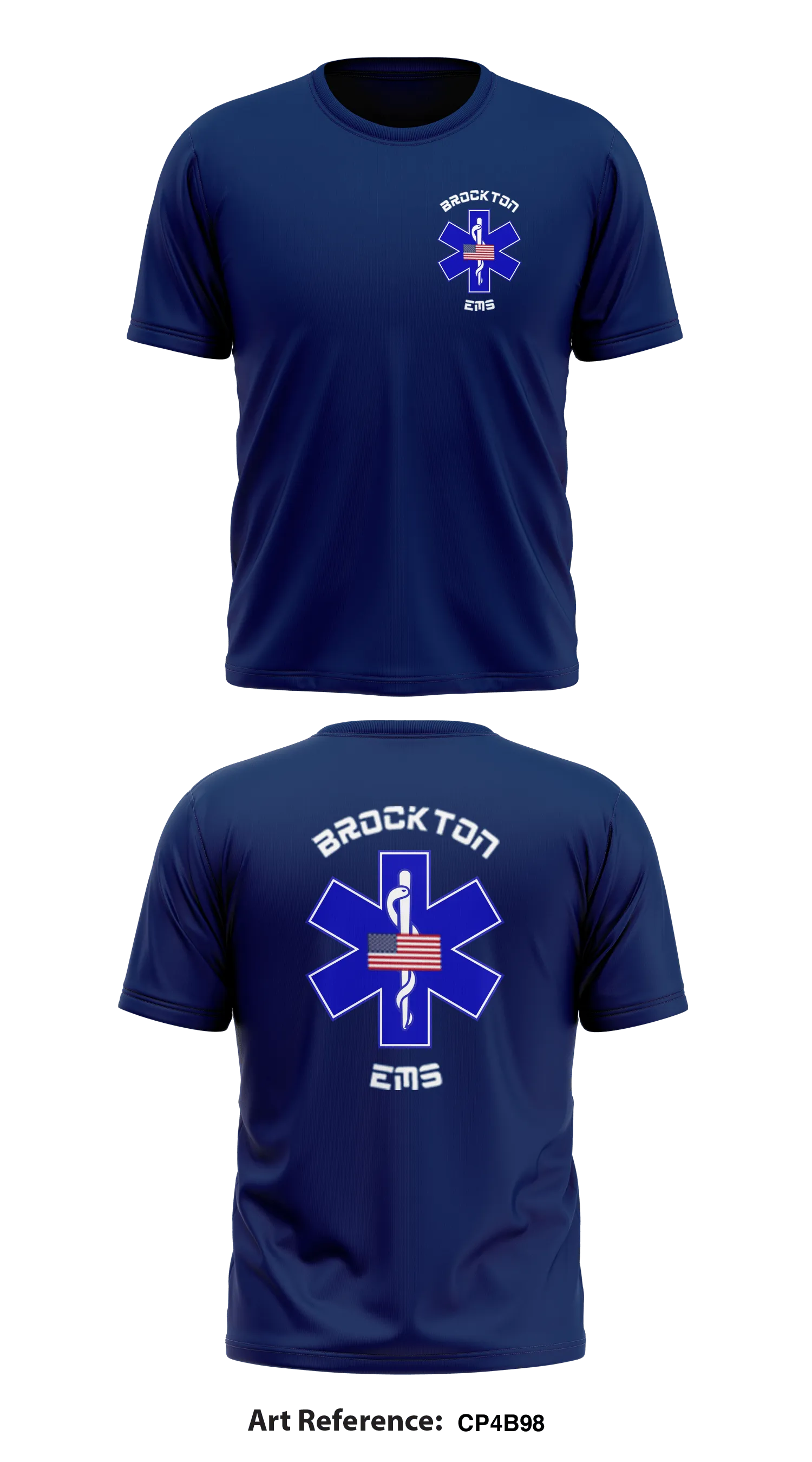 Brockton EMS Store 1 Core Men's SS Performance Tee - CP4b98