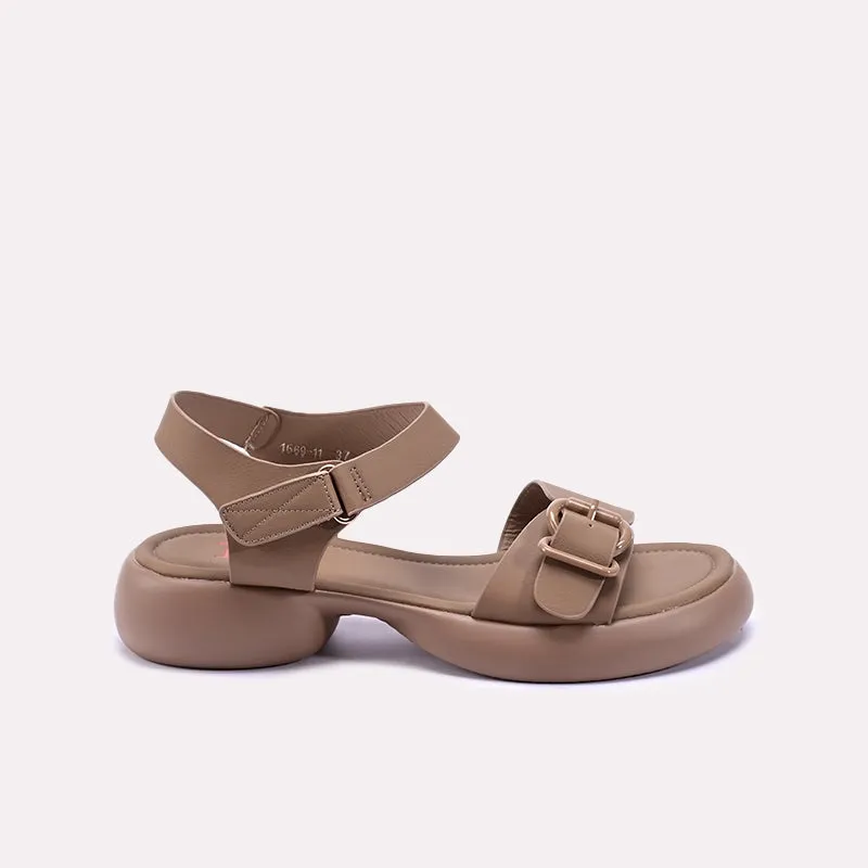 Brown Chunky Casual Sandals 0421530