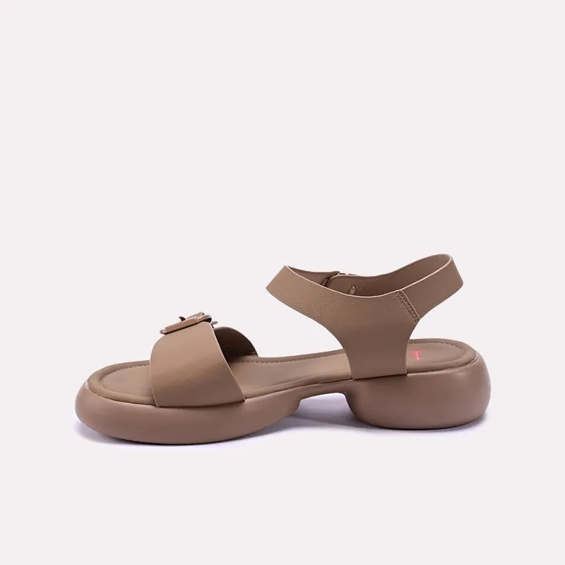Brown Chunky Casual Sandals 0421530