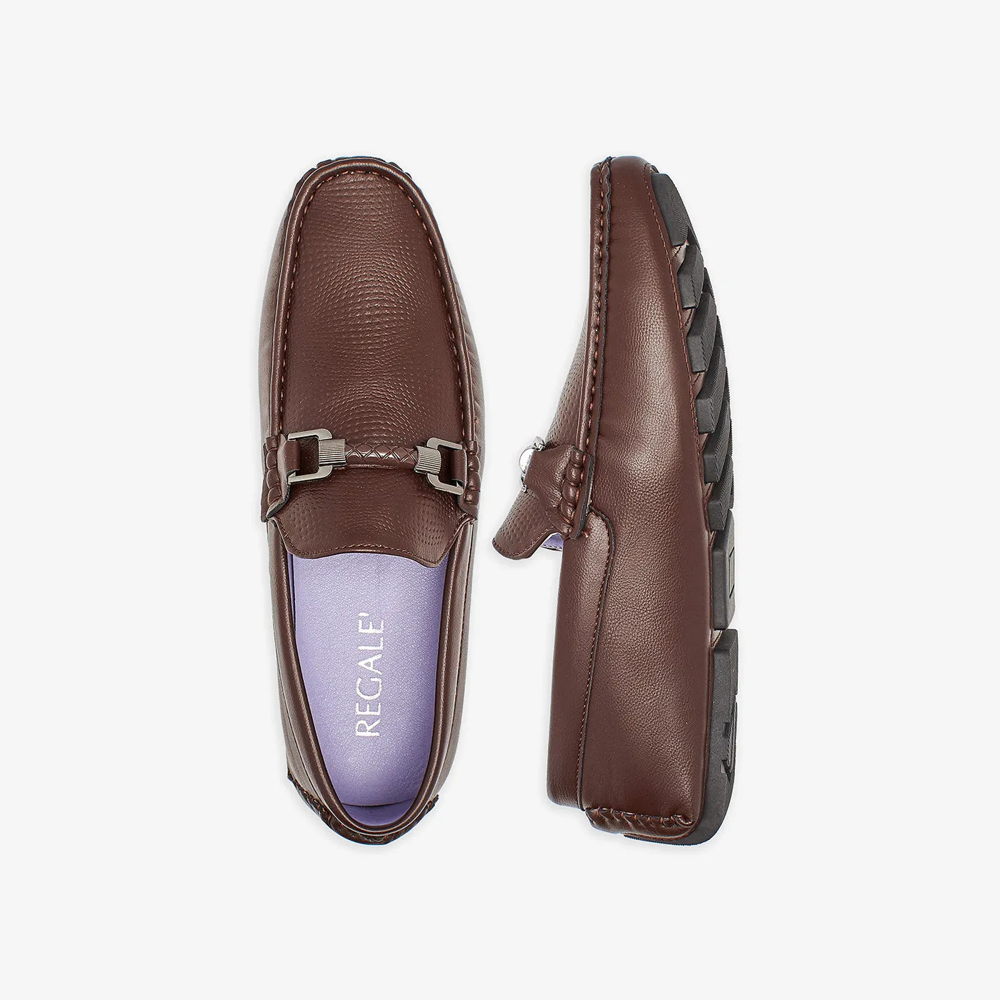 Buckled Mens Loafers