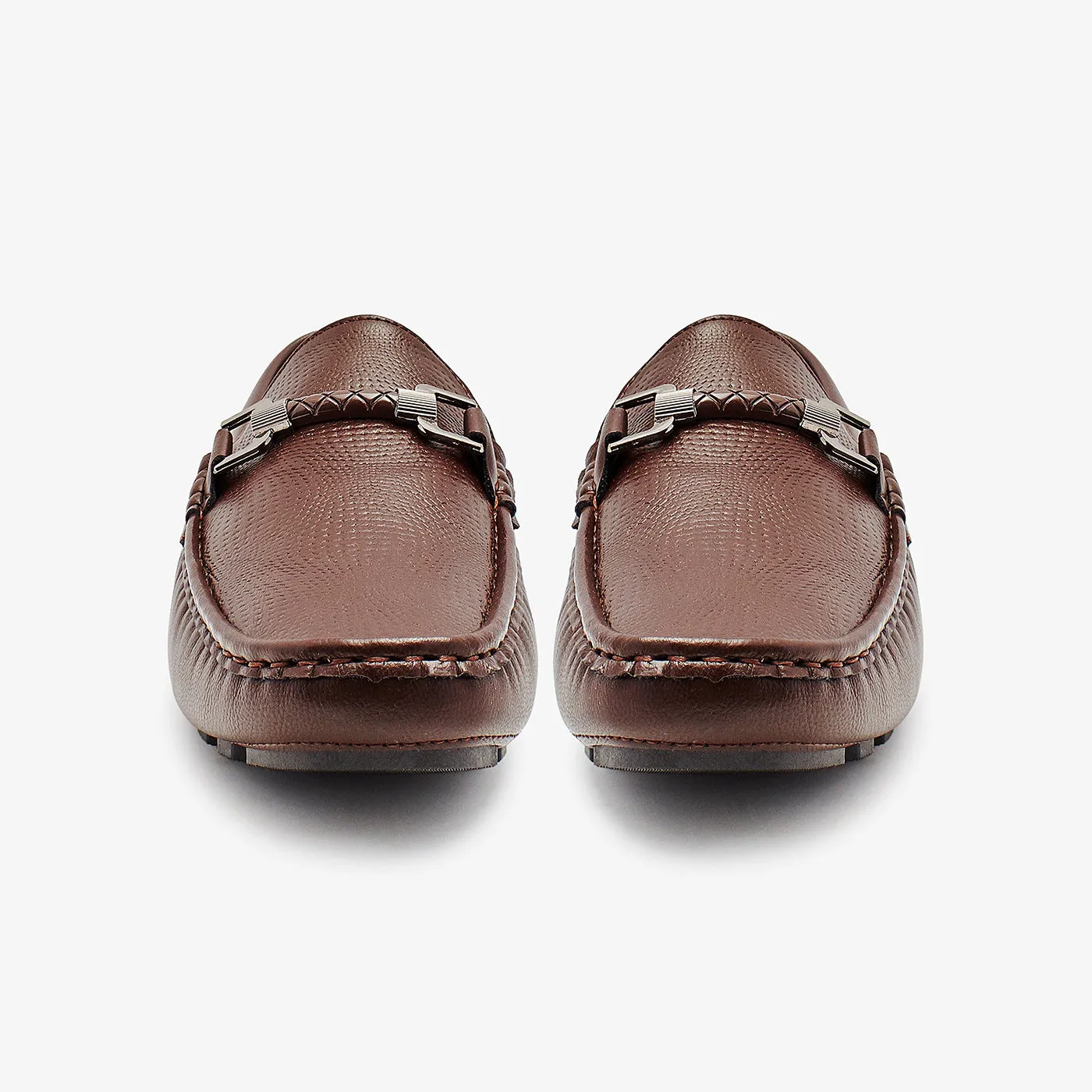 Buckled Mens Loafers