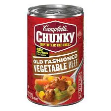 Campbells Chunky Old Fashioned Vegetable Beef 10.5oz