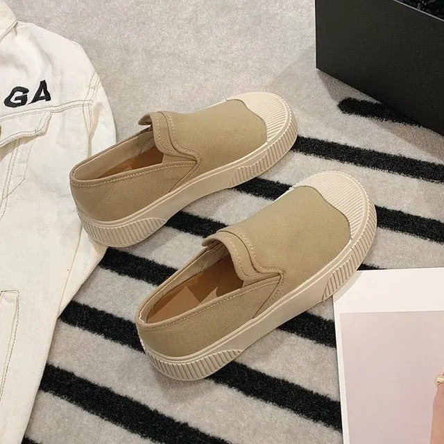 Canvas Loafers Slip-on Women Shoes